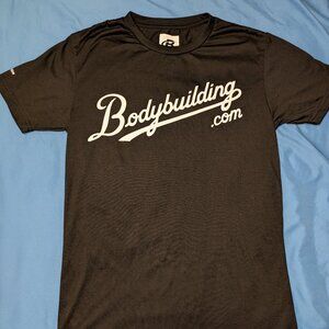 Bodybuilding.com Men's "Grand Slam Logo" Black Muscle T-Shirt